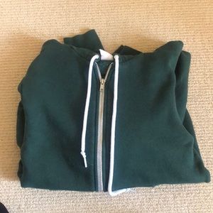 hardly worn american apparel zip up!!